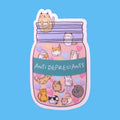 Anti-Depressants Stickers