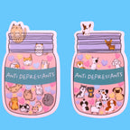 Anti-Depressants Stickers