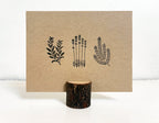 Kitchen Herbs Letterpress Greeting Card | Culinary Card
