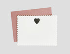 Classic Heart Letterpress Greeting Card | Pretty Everyday Card