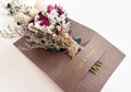Hugs & Kisses Mini Bouquet Card | Dried Floral Greeting