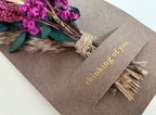 Thinking of You Mini Bouquet Card | Dried Floral Greeting