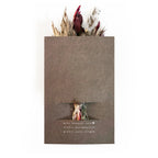 Thanks Mini Bouquet Card | Dried Floral Greeting