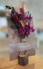 Happy Birthday Mini Bouquet Card | Dried Flower Greeting