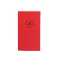 Vintage Bow Mini Saddle Stitch Notebook | Letterpress Book