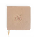 Sand Dollar Foil Embossed Square Linen Notebook