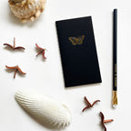 Foil Embossed Butterfly Menagerie Mini Saddle Stitch Notebook