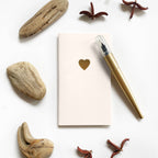 Vintage Bow Mini Saddle Stitch Notebook | Letterpress Book