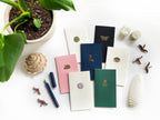 Foil Embossed Butterfly Menagerie Mini Saddle Stitch Notebook