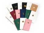 Foil Embossed Sleeping Fox Menagerie Mini Saddle Stitch Notebook
