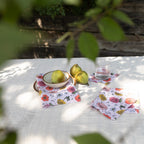 GARDEN FLORA | LINEN TABLE NAPKINS, SET OF 2