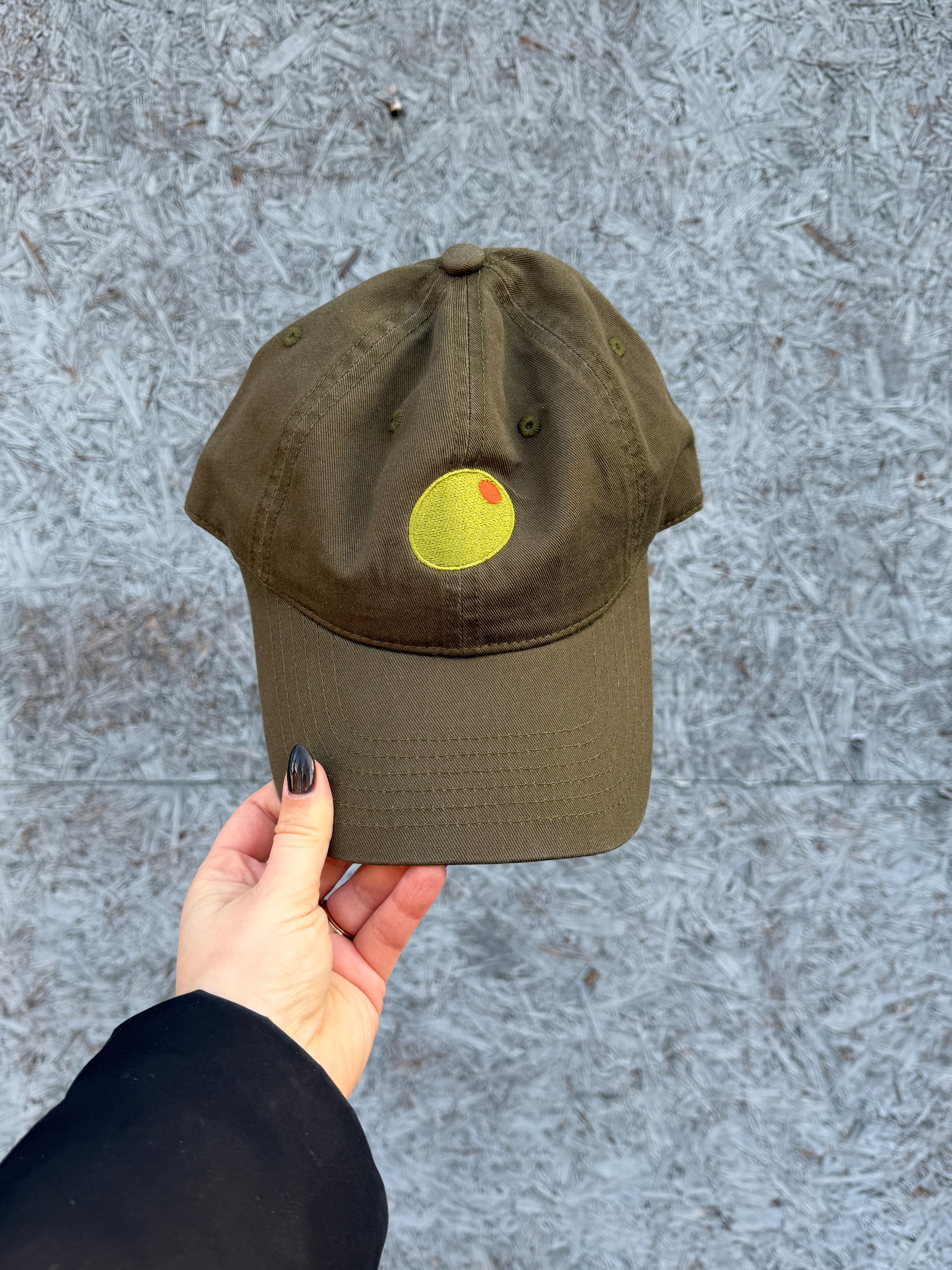 Olive Baseball Cap/Dad Hat