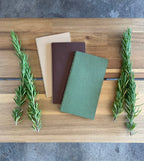 Blank Pocket Saddle Stitch Note Book