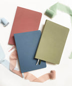 Blank A5 Linen Notebook - Vintage Pastels