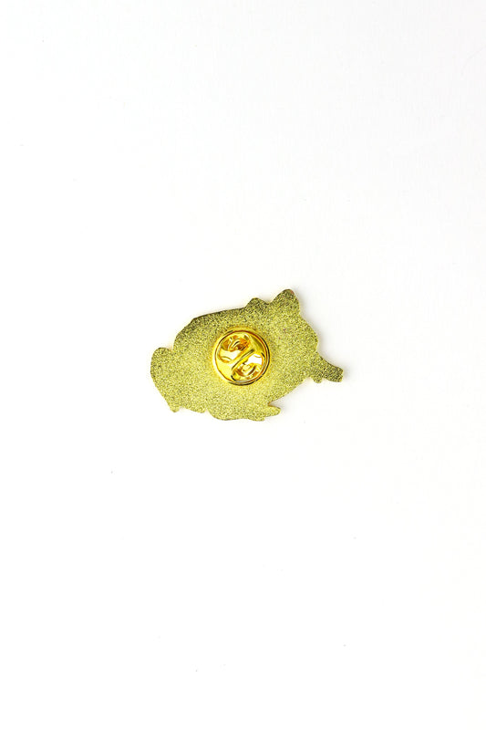 Surinam Horned Frog Enamel Pin (Ceratophrys cornuta)