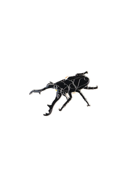 Giraffe Stag Beetle Enamel Pin (Prosopocoilus giraffa)