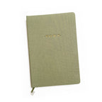 Wedding Vows Foil Embossed Linen Notebook | Soft Vintage Hues
