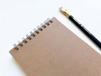 Medium Black, White, or Kraft Top Spiral Notebook