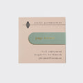 Page Turner Foil Embossed Magnetic Bookmark