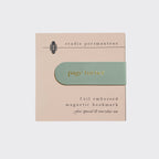 Page Turner Foil Embossed Magnetic Bookmark