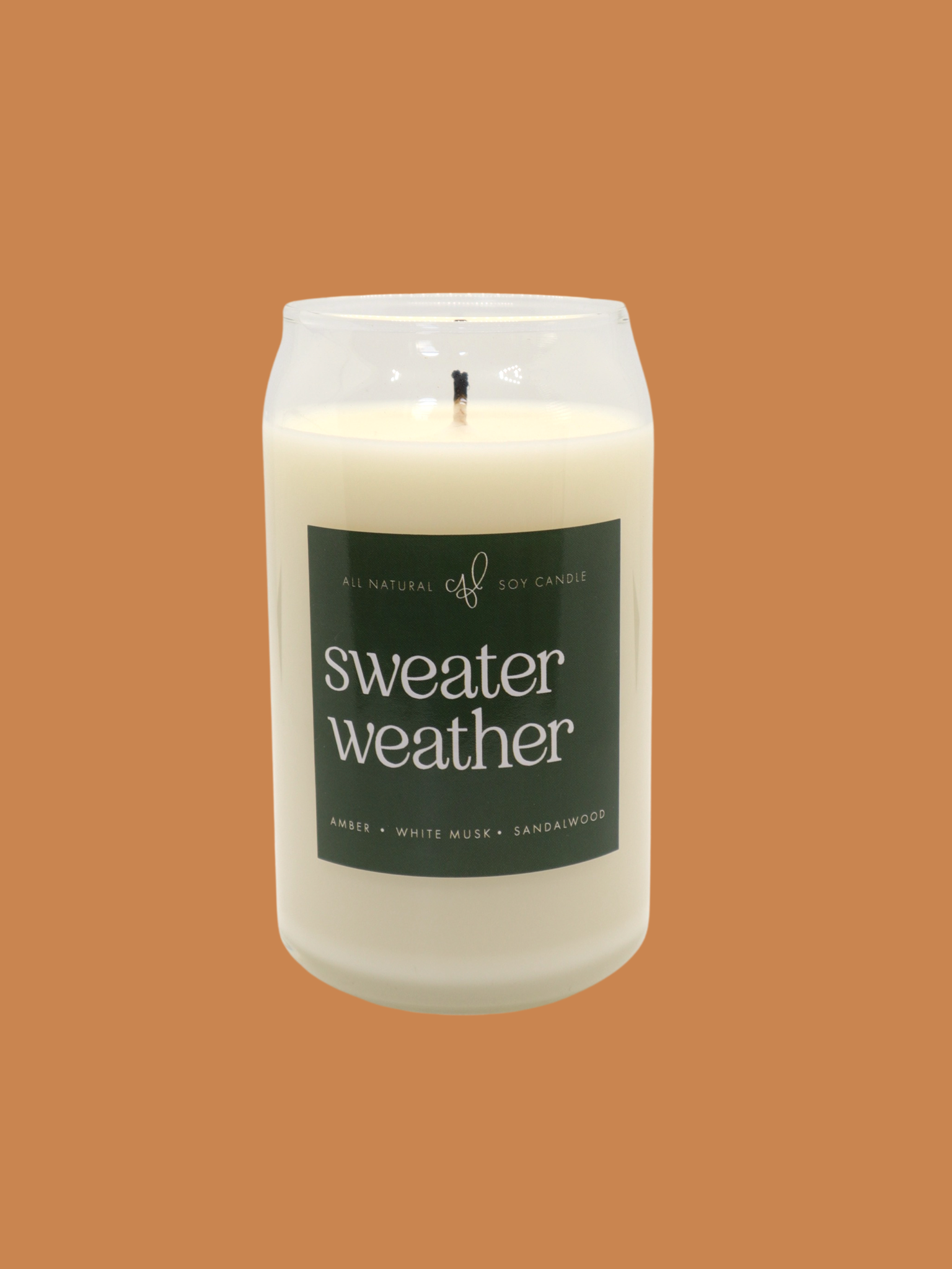 Sweater Weather - 16 oz Can Glass Candle