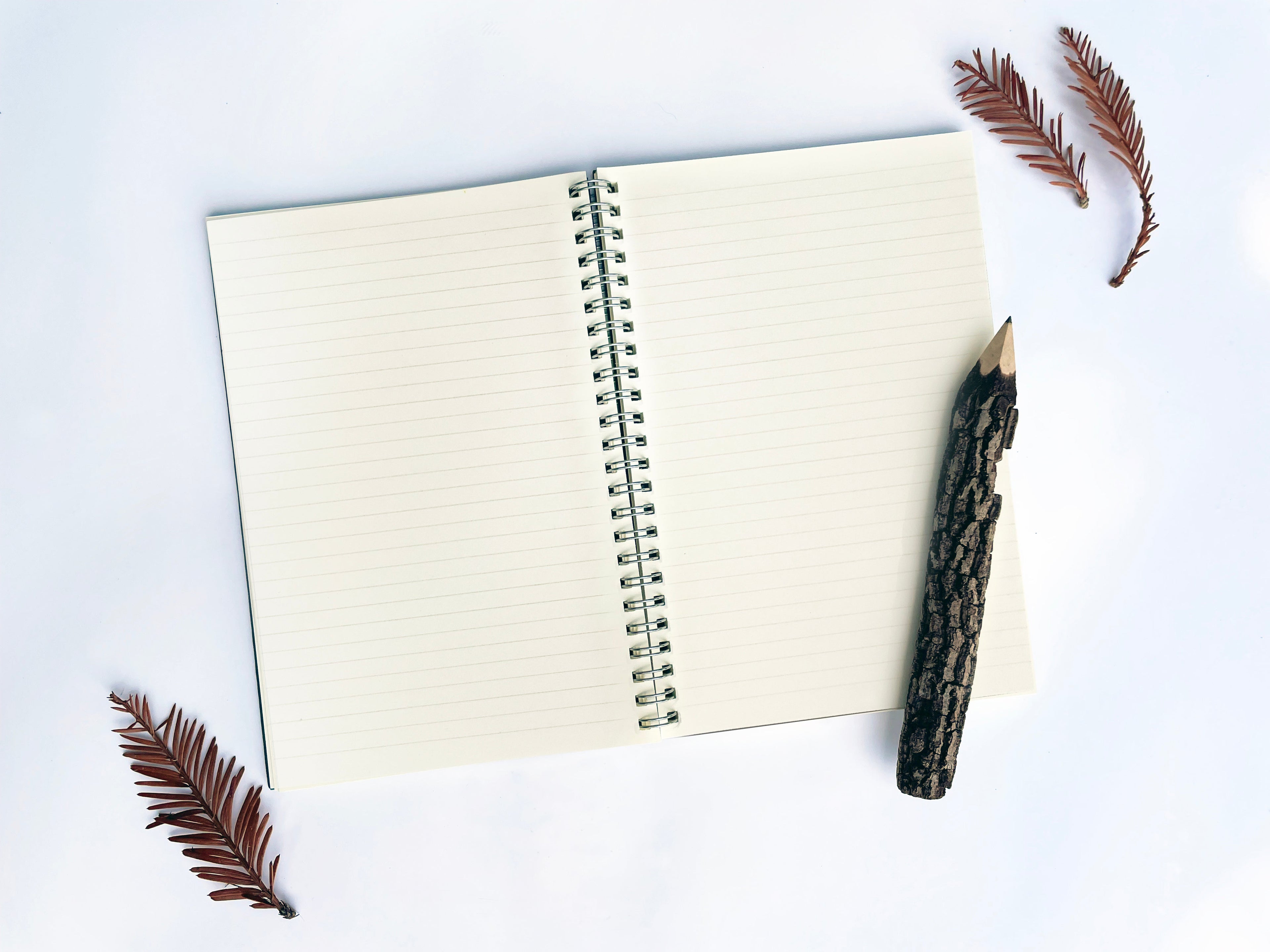 Forest Green Hardcover Spiral Notebook