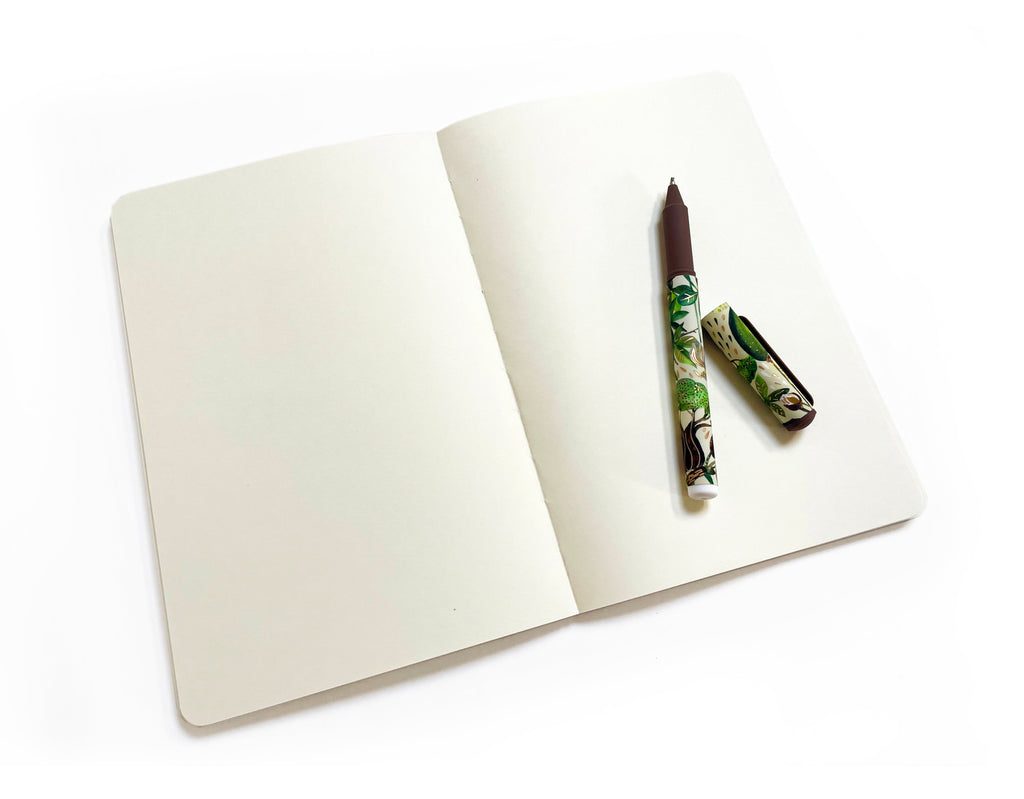 Exposed Binding Notebook | Vintage Coptic Binding Lay Flat Journal