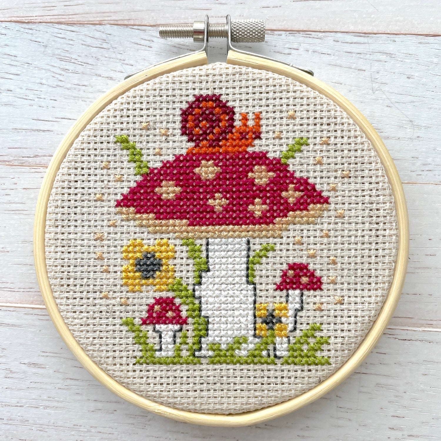 Mushrooms Cross Stitch Kit