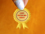 "I Got Out of Bed Today" Pin