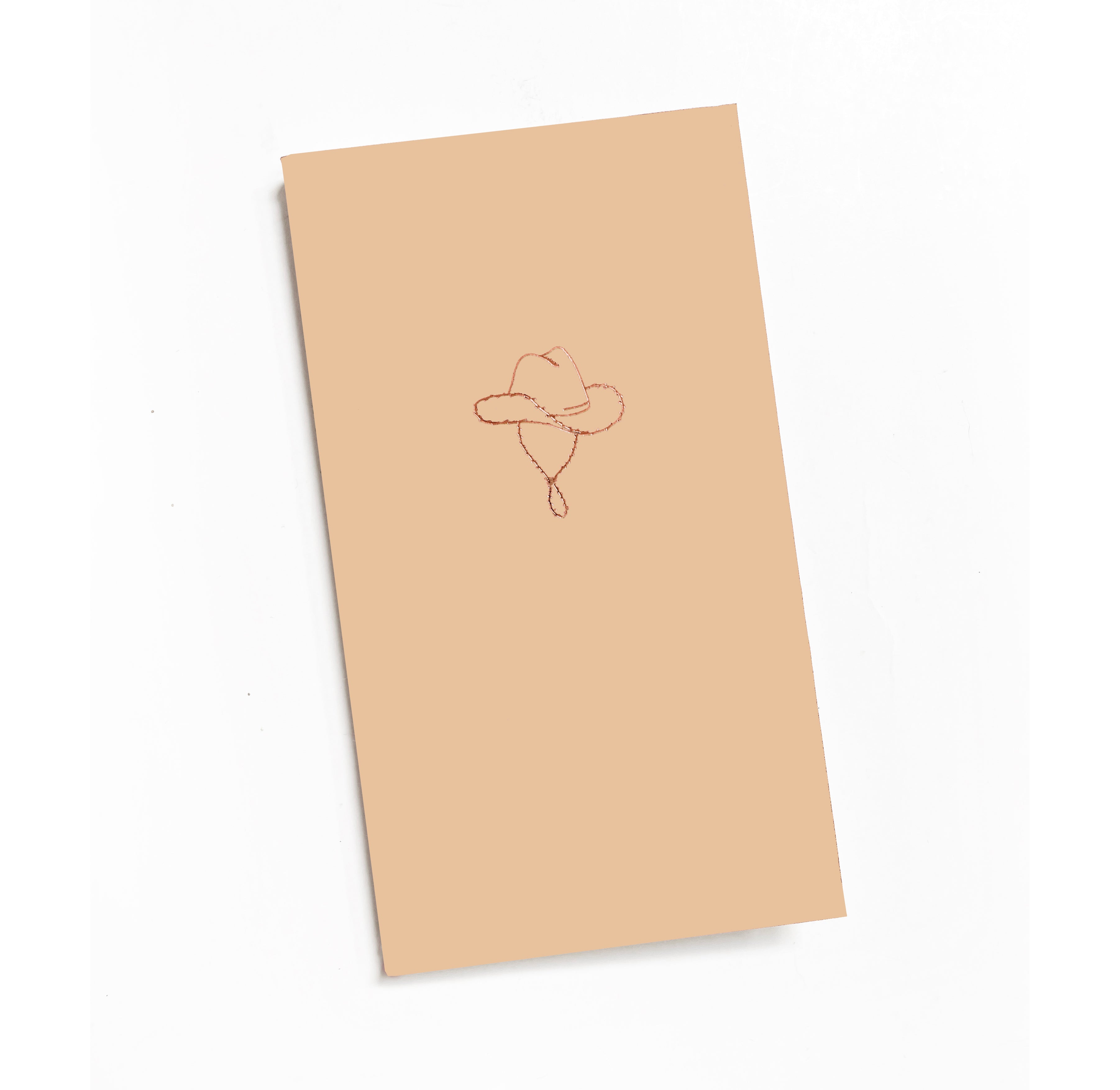 Cowboy Hat Mini Saddle Stitch Notebook