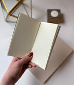 Blank Pocket Saddle Stitch Note Book