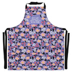 Just A Girl Staring At A Dinner Asking It To Cook Itself Funny Cooking and BBQ Apron 2 Pockets Adjustable Strap 100% Cotton | Gift for Her