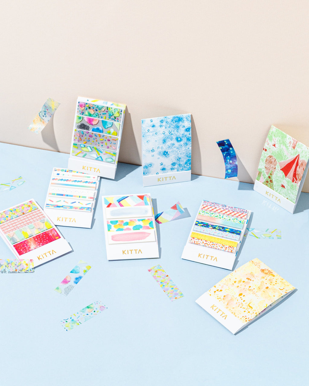 KITTA WASHI Pre-cut Decorative Tape - Basic / Flower 4