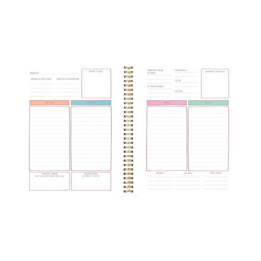 Undated Perpetual Planner - Goal Getter Lite
