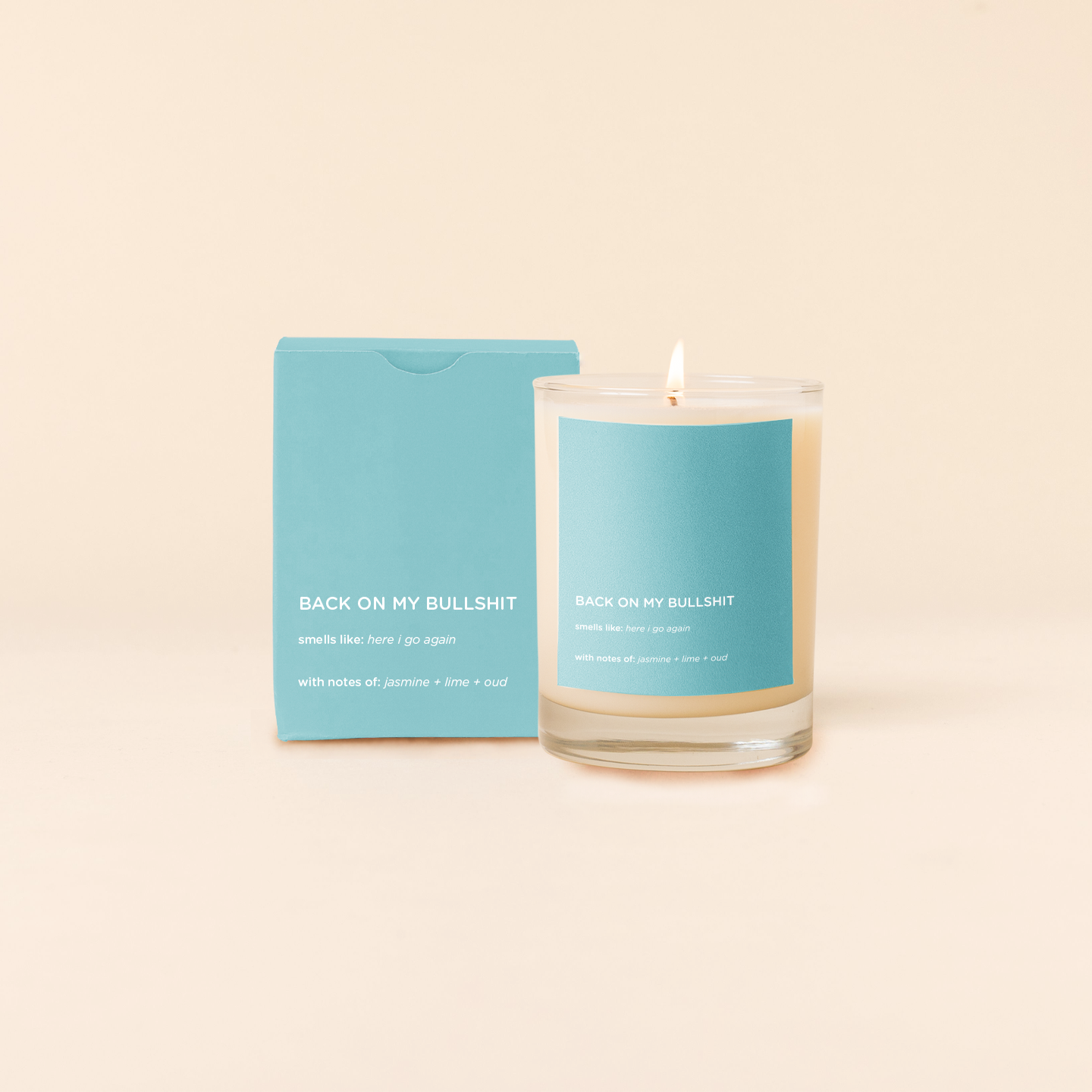Candle Rock Glass - Life