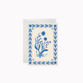 BLUE FLORAL | A1 greeting card
