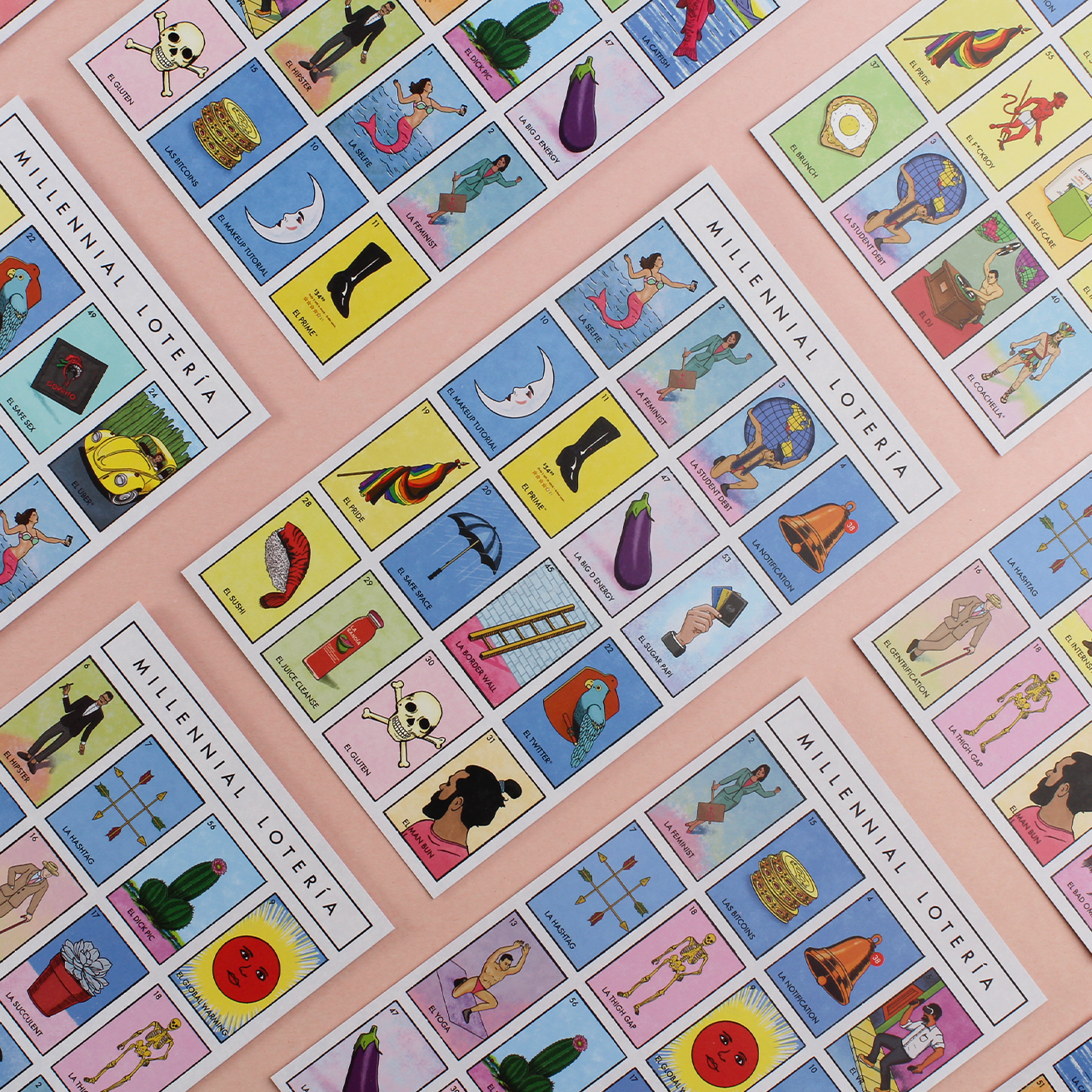 Millennial Lotería: El Adult Expansion Pack