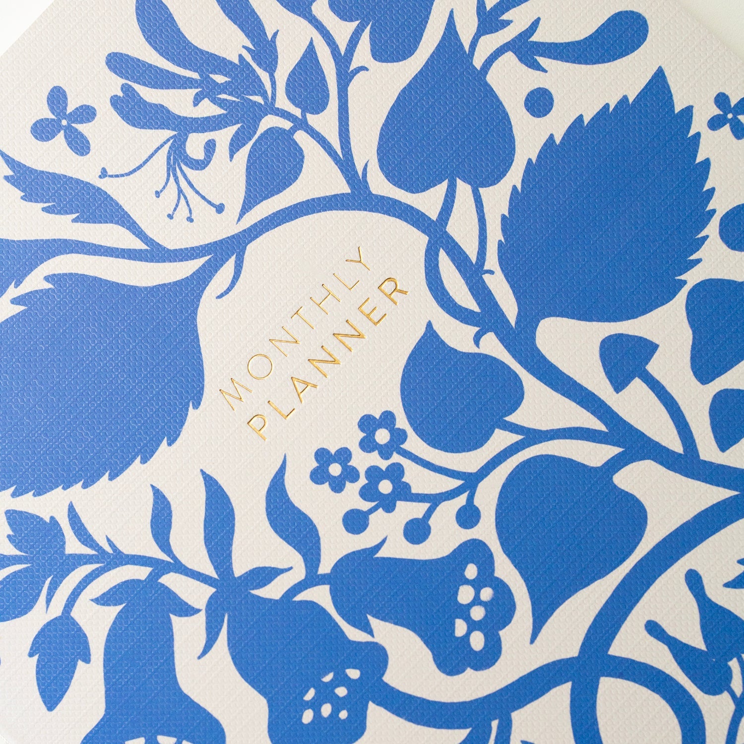BLUE FLORAL | Undated Monthly Planner
