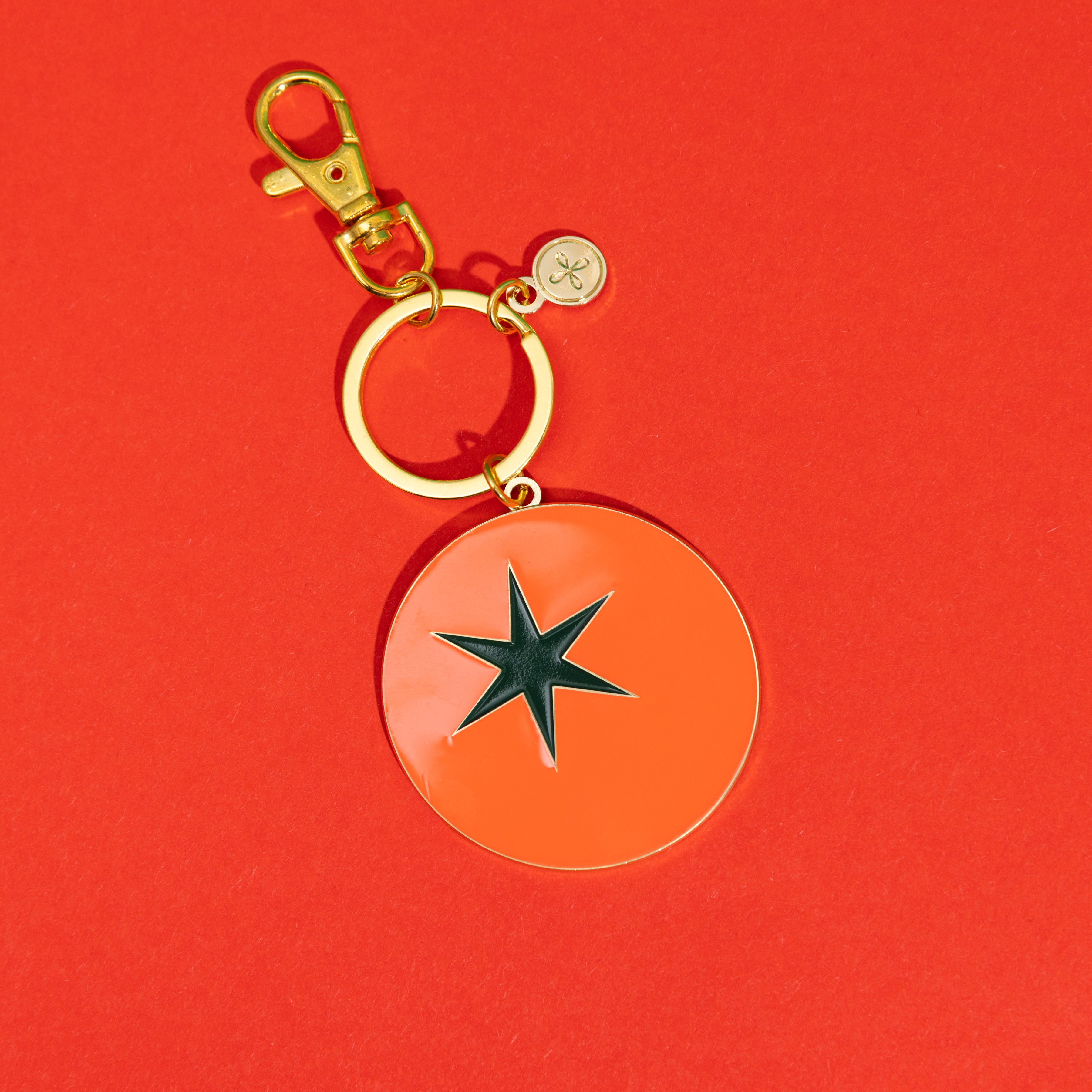 Tomato Enamel Keychain & Bag Charm