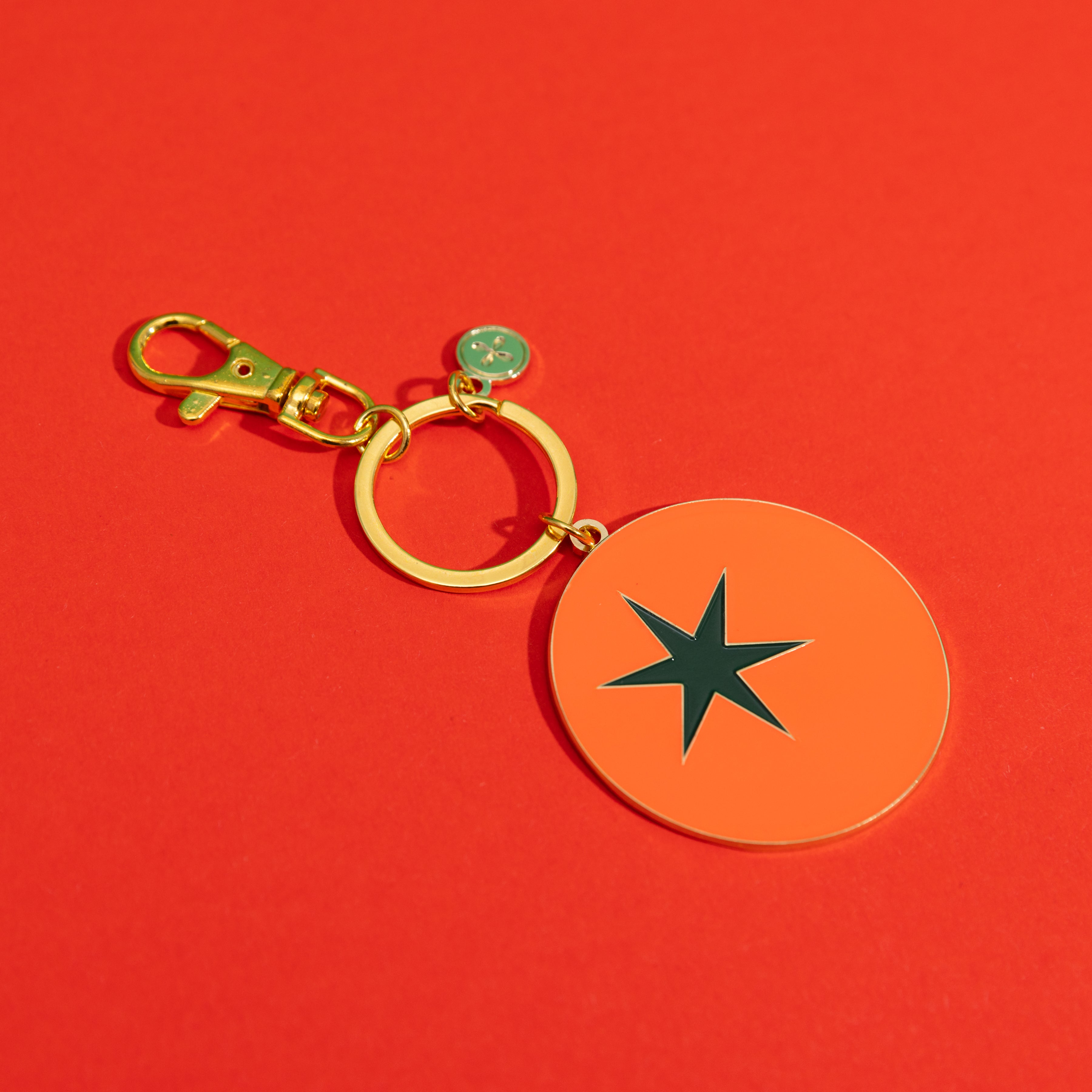Tomato Enamel Keychain & Bag Charm