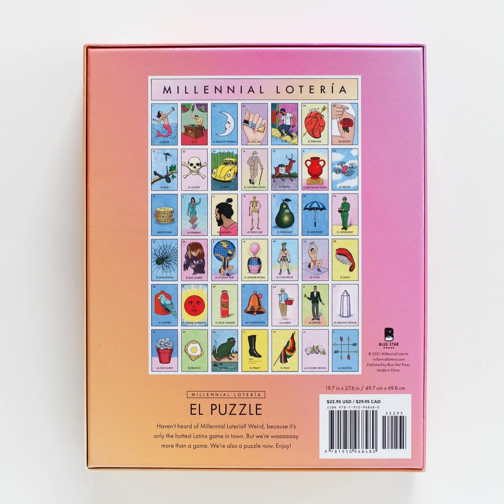 Millennial Lotería: El Puzzle