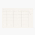 BLUE FLORAL | Undated Monthly Planner