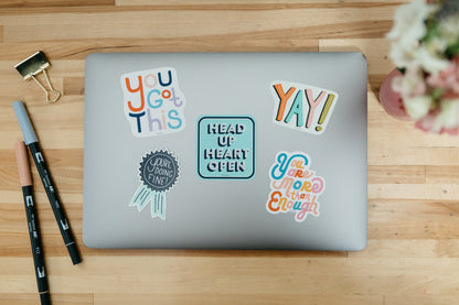 Motivational Sticker Pack 5 Vinyl Decal Stickers