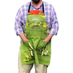 My Meat Is Local Funny Cooking and BBQ Apron Unisex 2 Pockets Adjustable Strap 100% Cotton | BlueQ at GetBullish | Father's Day Gift