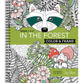 Color & Frame - In the Forest (Adult Coloring Book)