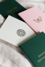 Foil Embossed Butterfly Menagerie Mini Saddle Stitch Notebook