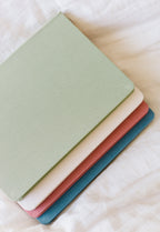 Blank A5 Linen Notebook - Neutral Tones