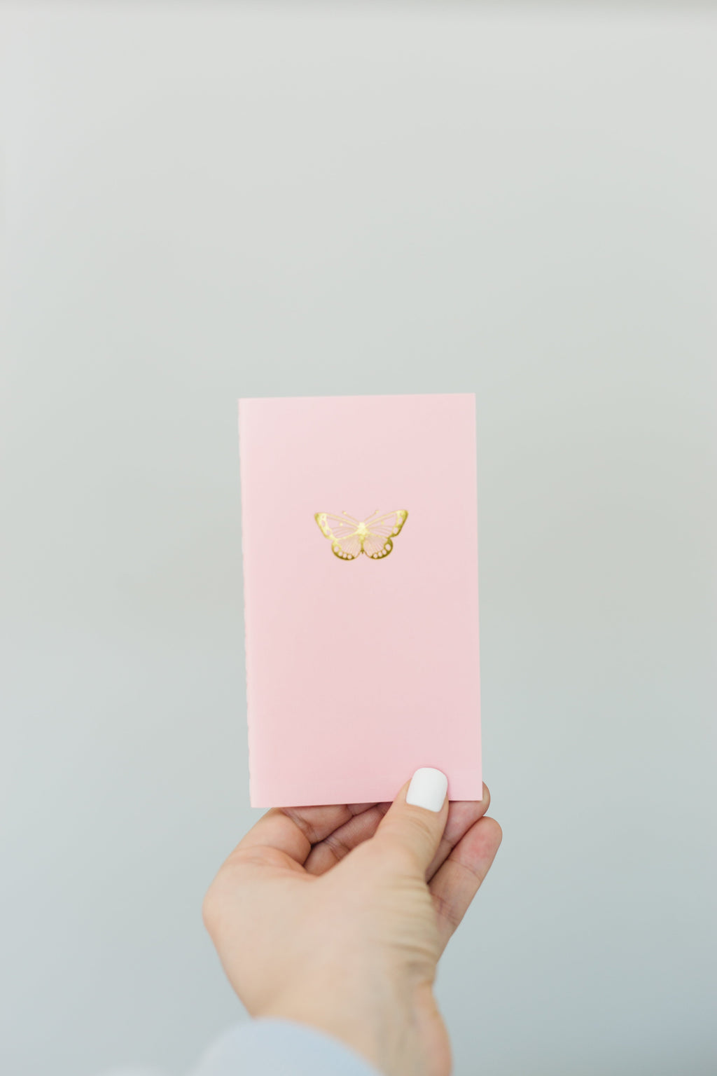 Foil Embossed Butterfly Menagerie Mini Saddle Stitch Notebook