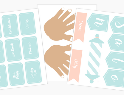Hair & Nail Salon Dramatic Play Kit