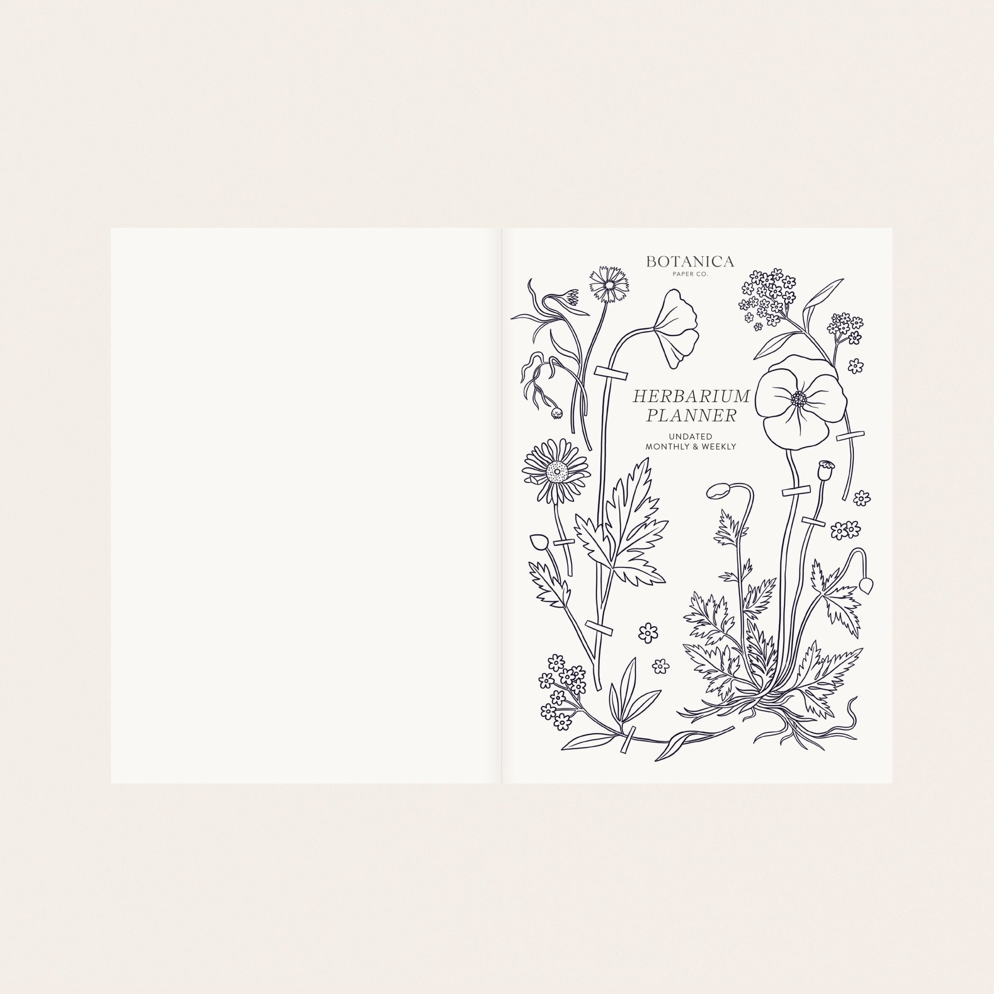 HERBARIUM | LINEN-BOUND PLANNER